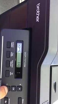 Brother DCP-T710W Wifi Setup [NCK Code]