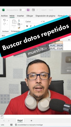 Así puedes buscar datos repetidos… #elingefrancisco #tutorial #aprendeentiktok #excel