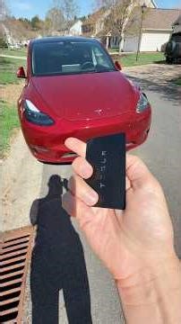 I found a Tesla key 😳 #tesla #automobile