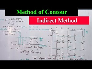 Part -03 Method Of Contour | Indirect Method Of Contour |Contour| Surveying