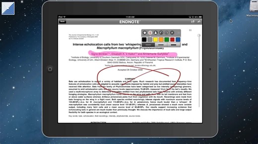 如何在iPad上使用Endnote