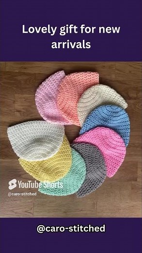 Baby Hat Crochet Tutorial Fast!