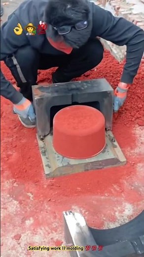 Red sand mold casting aluminum pot with amazing skill