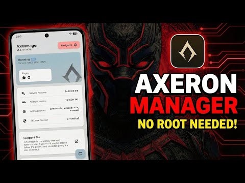 Axeron Manager (AxManager) Installation Guide 📲 No Root Needed!