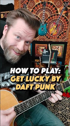 Get Lucky by Daft Punk - Guitar Lesson (Simplified)