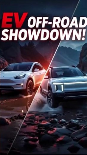 Rivian R1T Takes on Tesla Model Y in EPIC Off-Road Showdown