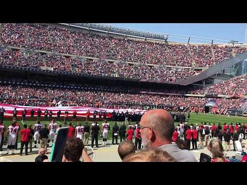 B2 Stealth Bomber Flyover @ Soldier Field 9-10-2017