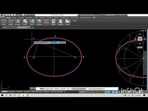 Autocad Tutorial: Construct a Tangent to an Ellipse & Easiest Way to Find Foci. (Technical Drawing)