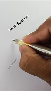 2.3M views · 10K reactions | Signature ❤️懶 . . #signature #autograph #art #collection #photography #fashion #love #autographs #design #logo #signed #graphology #wedding #lahore #bride #autographcollection #islamabad #luxury #photoshoot #handwriting #instagood #autographed #handmade #memorabilia #whodoyoucollect #artist #style #collector #music #signatureanalysis | Satish Calligraphy | Facebook