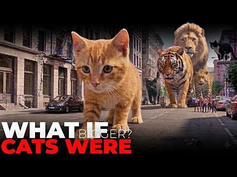 If Cats Were 100x Bigger 😱 | Giant Cat Size Comparison 3D
