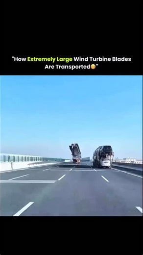 Anime Lover ⚡ Anime Merchant 🏠 Anime Design | Transporting massive wind turbine blades is a full engineering operation on its own. These blades can reach over 70–100 feet, so they’re... | Instagram