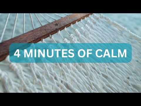 Slow Down Your Mind in 4 Minutes | Relaxation Timer
