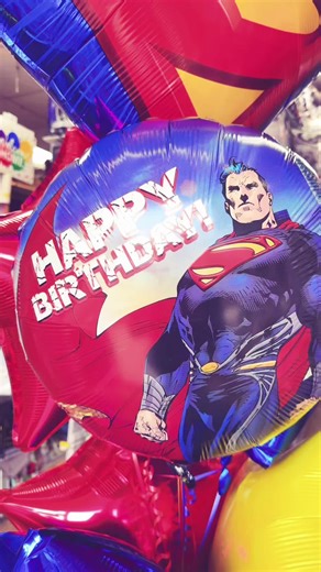 Superman Balloon Bouquet for Memorable Kids' Parties