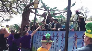 19K views · 552 reactions | Needless to say, Cam Jordan is living his best life right now on the Uptown parade route.  Cam and a few other Saints players are riding in the Krewe of Tucks this afternoon ahead of Mardi Gras. Be sure to catch the live stream of the parade on NOLA.com once it hits St. Charles Avenue. | New Orleans Saints On NOLA.com | Facebook