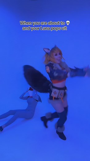 Jessica Nigri on Instagram: "Average Luna experience #marvelrivals #squirrelgirl #squirrelgirlcosplay 🐿️ @jessicanigri 🦈 @kawaiiqueen"