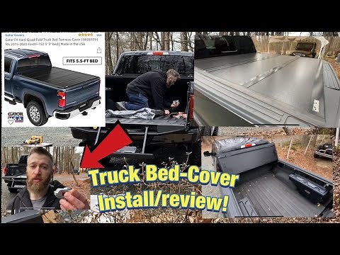 Gator FX Hard Quad-Fold Truck Bed Tonneau Cover INSTALL! F-150 2015, 2016, 2017, 2018, 2019, 2020
