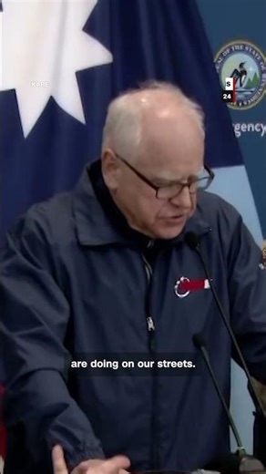 Minnesota Governor Walz calls on Trump to remove ICE agents