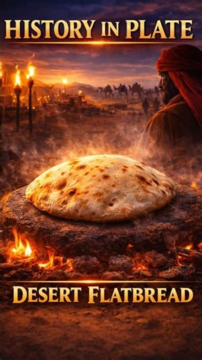 Desert Flatbread | Ancient Arabian Bread Story | History In Plate