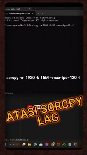 Scrcpy Lagging? Here's How to Make It Run Smoothly Instantly! #scrcpy #tutorial #scrcpytutorial