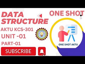 UNIT -01 (COMPLETE) DATA STRUCTURE AND ALGORITHM KCS-301 FREE HANDWRITTEN NOTES|| DSA ONE SHOT VIDEO