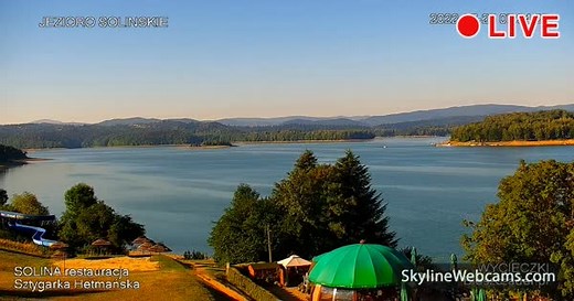 【NA ŻYWO】 Kamera Jezioro Solińskie - Polska | SkylineWebcams
