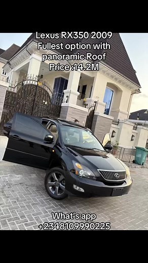 2009 Lexus RX350: Fully Equipped Luxury SUV