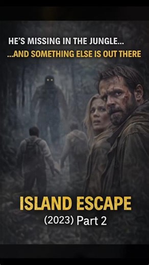 Island Escape (2023) Part 2 | Something Is Watching Them… 😱 | Movie Recap #shorts
