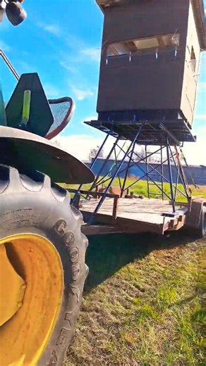 mobile deer hunting box stand 30-06 buckmaster