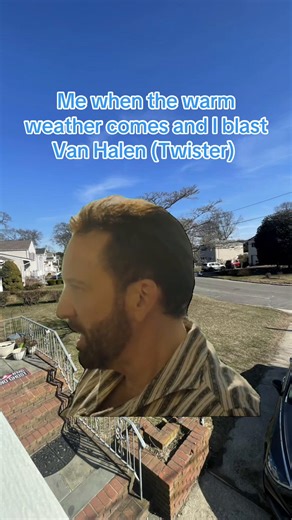 Preparativos para el buen clima y música de Van Halen