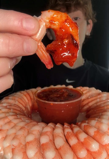 Delicious Shrimp Cocktail Mukbang Experience
