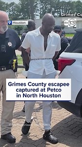The search for an escaped Grimes County inmate came to an end when he was arrested at a Petco store in north Houston. | ABC13 Houston