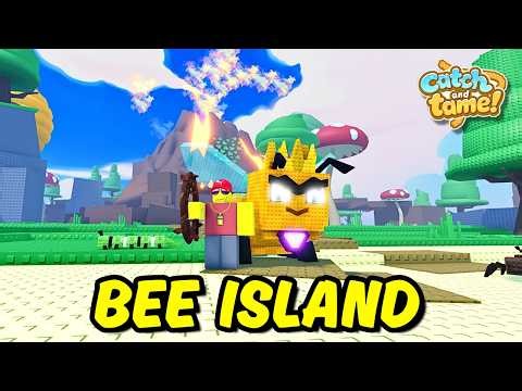 How to get Volcano Lasso and Bee Island in Roblox Catch and Tame!