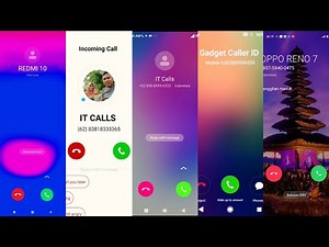 REDMI 10 VS WHITE CALL VS REDMI NOTE 13 VS OPPO VS RENO 7 incoming calls