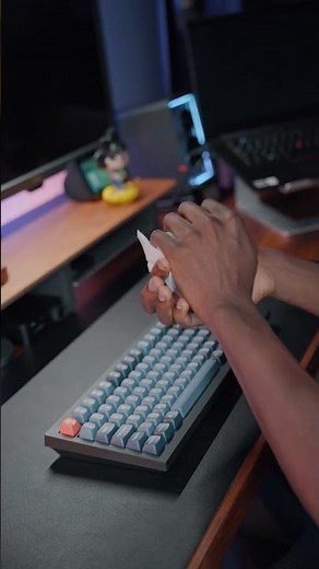 Typing never felt this good ⌨️✨ Keychron V3 Max with Brown tactiles—smooth and quiet. #Keychron