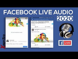 Facebook Live Audio Streaming 2020 | How to Stream Live Audio on Facebook.