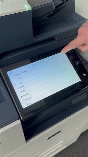How to Translate Documents on a Xerox printer? #howto #printer #translation #xerox