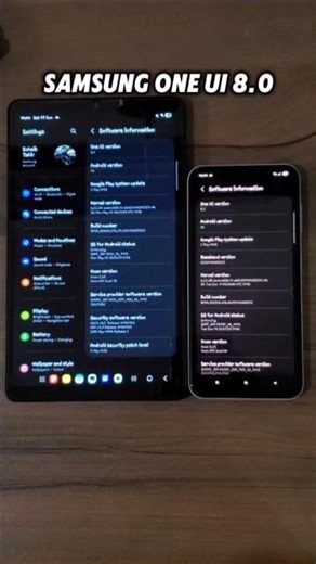 SAMSUNG ONE UI 8 VS ONE 8.5 Ft. Galaxy TAB A9 vs Galaxy A15 #shorts