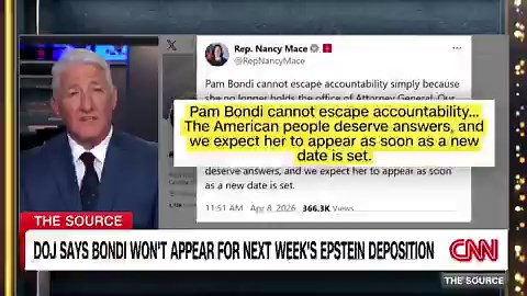 Absolute bombshell on CNN. The Justice Department is desperately trying to protect fired AG Pam Bondi from testifying about the Epstein files. They claim her subpoena is invalid because she was fired. The Trump administration coverup is completely unraveling in real time.