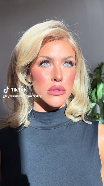 She said mob wife shoot, we said where do we sign up?! Model: @Taylor Kennedy Hair: @haleighdoesitall #transformation #makeupartist #hairtransformation #makeuptransformation #bridalmakeupartist