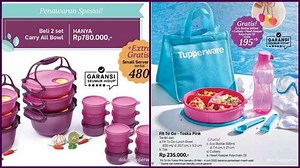 Katalog Promo Tupperware Edisi Bulan Juni 2022, Belanja Perlengkapan Makan Super Murah - Tribunkaltim.co
