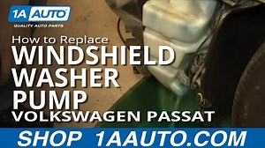 How To Replace Windshield Washer Pump 2002-05 Volkswagen Passat