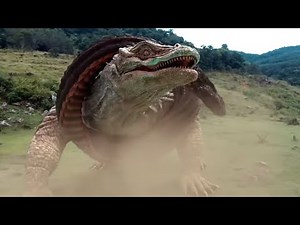 The giant snake and the monitor lizard fight, who is the real overlord of the island!