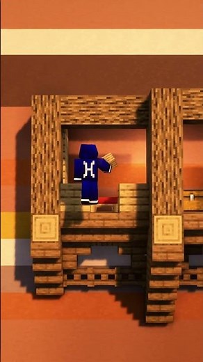 Minecraft Mesa Mountain House Tutorial🏠 #minecraft #shorts