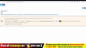 61K views · 471 reactions | Sbi bank me mobile number kaise register kare | How to register number in sbi account | Online Update STM | Facebook
