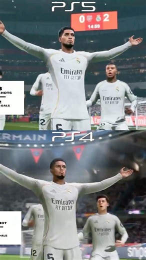 FC 26: PS5 vs PS4 #fc26 #ps5 #ps4 #football #fifa #comparison #shorts #gaming #video #games #like