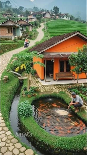 Rumah idaman! di pinggir jalan pedesaan dengan view indah