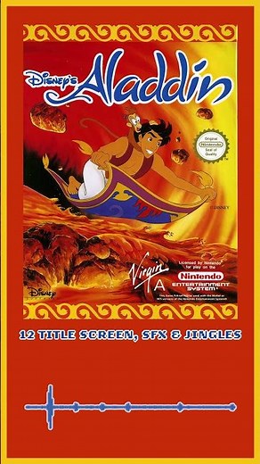 12 Title Screen, SFX, & Jingles - Disney's Aladdin NES OST #nmssoftware
