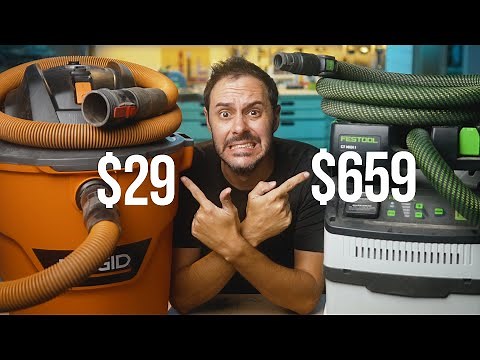 This video will save you a lot of money. Dust extractors for beginners.