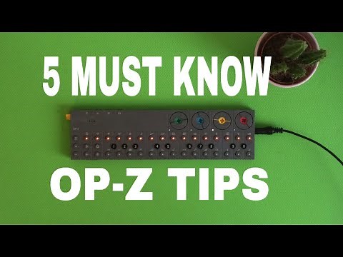 Five must know OP-Z tips - tutorial