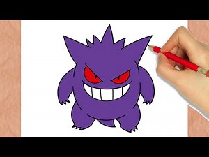 How to Draw Pokemon Gengar
